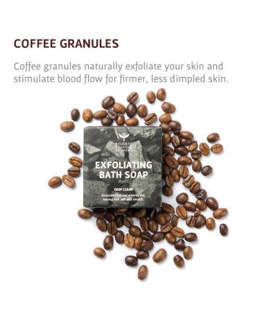 Buy Bombay Shaving Company Charcoal Deep Cleansing Bath Soap with Coffee Granules - Anti-Pollution Effect 100g | International Shipping Available - Buy Online on GoSupps.com