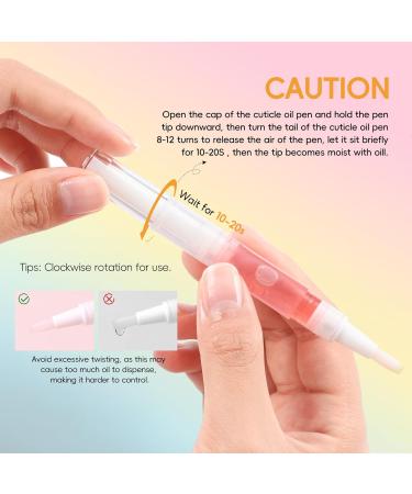  COSCELIA Coscelia 8 Pcs Cuticle Nail Oil Pens for Cuticles Nail Nutrition Oil Nail Care to Repair Cracks and Cuticle Oil Dry Mix Taste - Buy Online on GoSupps.com