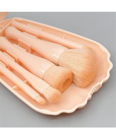 5-Piece Makeup Brush Set - Portable Plastic Handle - Blusher & Eye Beauty Tools - Flat Makeup Brush (Color D) - International Shipping Available - Buy Online on GoSupps.com