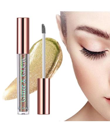 Liquid Eyeshadow | Eyeshadow | Liquid Eyeshadow Multi-Dimensional Long-Lasting Holographic Multichrome Eyeshadows 03#