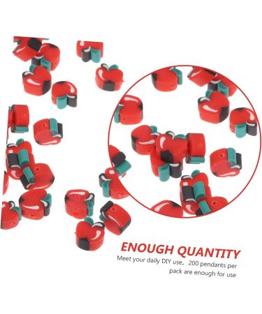 Shop Lurrose 1400 Pcs Fruit-Shaped Nail Jewelry & Polymer Sound Beads - Colorful Turtle Earrings for Creative Crafts - Buy Online on GoSupps.com