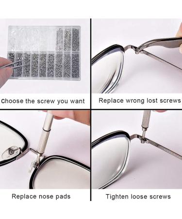 1000 PC Tiny Repair Screws for Glasses - Stainless Steel Assortment Set for Watches & Sunglasses | International Shipping - Buy Online on GoSupps.com
