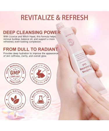 Purifying Exfoliating Gel Facial Exfoliator Cleanser Face Scrub Natural Exfoliating Gel Purifying Cream Gentle for Face Body Deep Cleansing for All Skin 1.76 Fl Oz (Pack of 1) - Buy Online on GoSupps.com