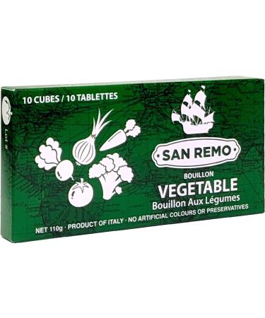 San Remo Vegetable Broth Bouillon for Soups 10 Cubes 110g