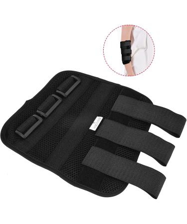 Elbow Brace for Tendonitis & Tennis | Comfortable Night Sleep Support | Adjustable Stabilizer with Steel Plates | Unisex Elbow Splint (S - Buy Online on GoSupps.com