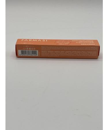 FARMASi Liquid Matte Lipstick "She s a Peach" - 4ml | Long-Lasting Highly Pigmented Comfortable Wear - Shop Internationally - Buy Online on GoSupps.com