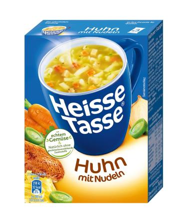 Hot Cup of Chicken (Pack of 12) - Ready in just 2 minutes - Just add hot water - The perfect soup snack