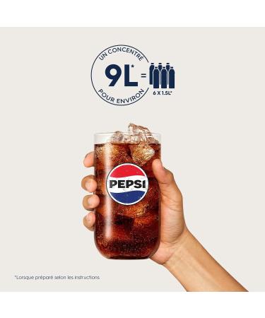 SodaStream Cherry Zero Pepsi Concentrate for Sparkling Water and Soda Machine | Prepare up to 9 Liters of Pepsi in Seconds Original Taste 440ml - Buy Online on GoSupps.com