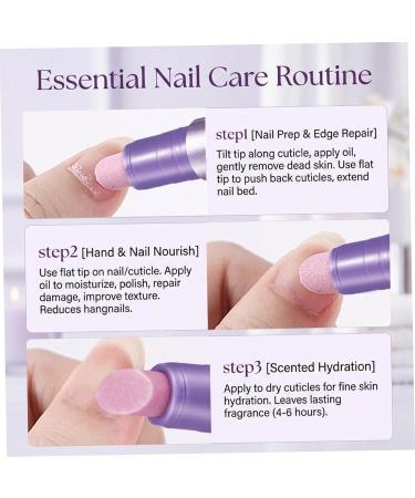 Stylo pousseur d'huile de cuticules pour ongles stylo pousseur d'huile de cuticules pour ongles soin des avec des huiles botaniques nourrissantes et une pointe quartz douce pour li - Buy Online on GoSupps.com