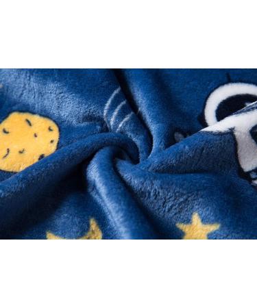 XINNE Boys & Girls Soft Bathrobe Cute Pattern Flannel Hoodie Pajamas for Toddlers & Babies | Moonlight 90 Warm Sleepwear for All Seasons - Buy Online on GoSupps.com