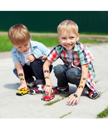 Truck Temporary Tattoo Stickers - 510 Pieces, Cars & Trucks Birthday Party Supplies for Kids, Classroom School Prize, Party Favor Decorations - Boys and Girls Party Gifts - Buy Online on GoSupps.com