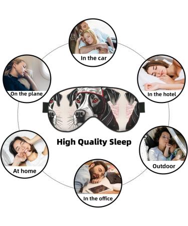 Buy SSIMOO Cute Animal Farm Dog Eye Mask - Double-Sided Soft & Light Blocking for Better Sleep | International Shipping Available - Buy Online on GoSupps.com