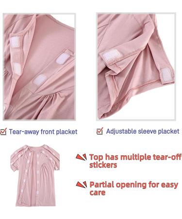 Optimized Meta Title: "Comfortable Bedridden Patient Clothing - Summer Suits & Easy-Tear Nursing Wear for Home Care | Ideal for Post-Operative Recovery & Elderly | Medium Grey - Buy Online on GoSupps.com