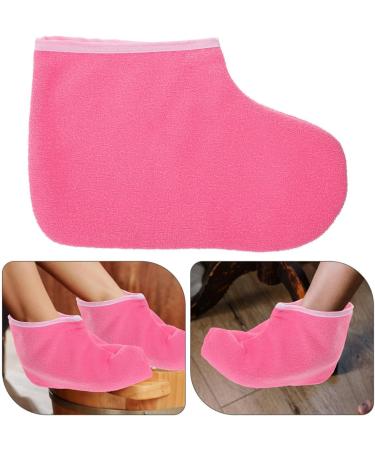 Sachets de Soins Pieds la Cire de Paraffine 2 Paires paisses Rose Fuchsia Bord Blanc Masque Hydratant et Isolant pour Spa Pieds Protection Thermique pour P dicure - Buy Online on GoSupps.com