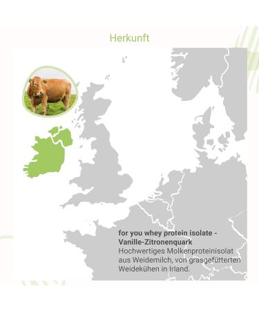 Whey Protein Isolate Vanilla-Lemon Curd 600g | 91% Protein for Muscle Building | Lactose & Gluten-Free | 20 Portions - Buy Online on GoSupps.com