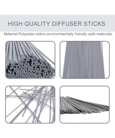 Hossian 50PCS Grey Reed Diffuser Sticks - 7.5 Inch Fragrance Decor for Office and Home - Refill Oil Sticks - Buy Online on GoSupps.com