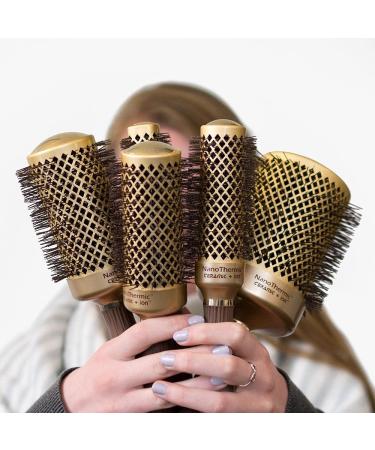Olivia Garden NanoThermic NT-54 Ceramic + Ion Round Thermal Hair Brush 2 1/8 - Buy Online on GoSupps.com