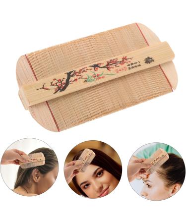 Peigne Antipelliculaire En Bambou Dents Fines Et Larges Double Face Outil De Toilettage Pour Chien Et Chat Peigne D m lant D licat Pour Cuir Chevelu Soin Anti-poux Et Pellicules - Buy Online on GoSupps.com