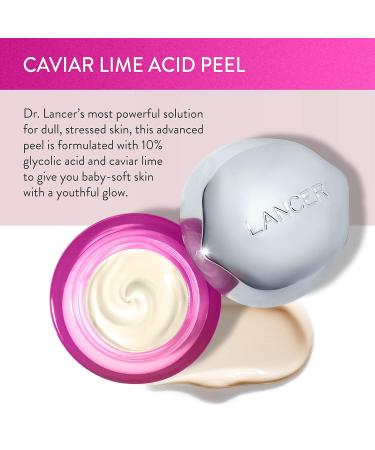 Lancer Skincare Caviar Lime Acid Peel with Retinol & Glycolic Acid - 1.7oz - Buy Online on GoSupps.com