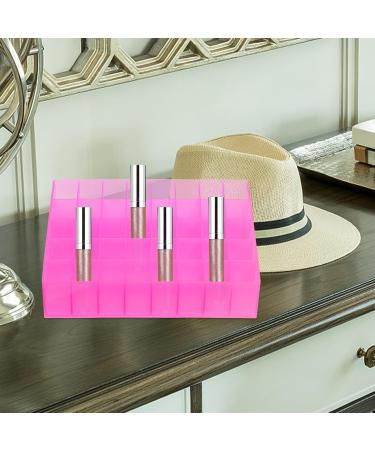 Shop Cabilock 40 Box Lipstick Holder - Pink Cosmetic Organizer & Jewelry Storage Case for International Shipping - Buy Online on GoSupps.com