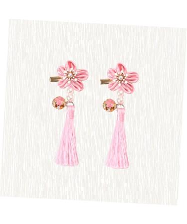 ibasenice 1 Pair Tassels Hairclips Hair Barrettes for Girls Hair Accessories for Girls Flower Hair Accessories Polymer Clay Cane Kids Hair Accessories Qipao Chinese Style Pair Clip Child - Buy Online on GoSupps.com