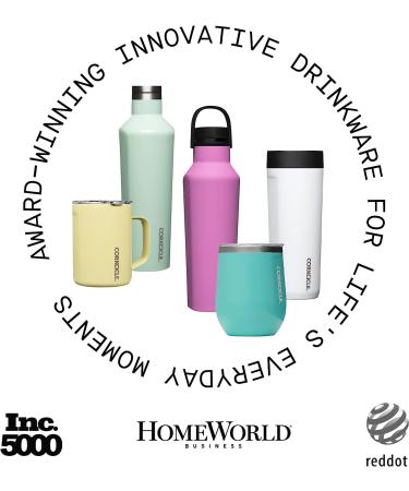 Corkcicle Rifle Paper Co. Tumbler 24oz - Triple Insulated Stainless Steel Travel Mug | BPA-Free, Keeps Drinks Cold 9 Hours, Hot 3 Hours | Gloss Cream Lively Floral - Buy Online on GoSupps.com