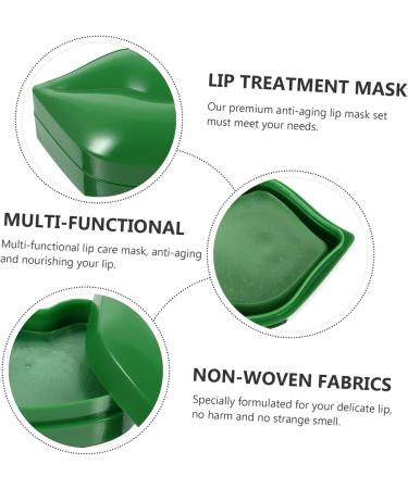 TOVINANNA 20 Pieces Collagen Lip Mask Natural Moisturizing Firming Treatment for Healthy Lips Aging for Dryness Wrinkles Compact Easy to Use Vegetable - Buy Online on GoSupps.com