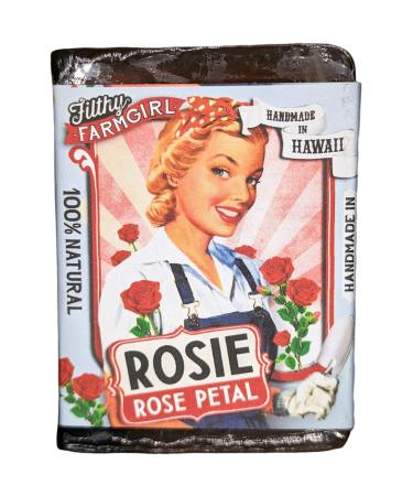 Rosie Rose All Natural Rose Petal Soap Bar Green