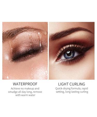 2023 New 5D Silk Fiber Waterproof Mascara | Smudge Proof & Long Lasting | Double Brush | Strong Black | Curling & Thickening Mascara 6ml - Buy Online on GoSupps.com
