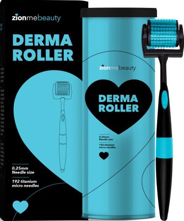 Derma Roller for Face & Body  0.25mm Needle Roller Face  192 Titanium Pin Roller  Micro needling Derma Roller Microdermabrasion  Micro Derma Roller  Derma Roller Needle for Skin Care Hair Derma Roller