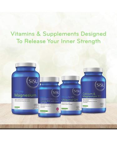 Sisu - Calcium & Magnesium 2:1 - High potency calcium citrate and magnesium to help support bone density and prevent bone loss - 180 Tablets - Buy Online on GoSupps.com