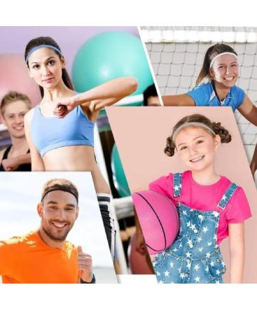 5 Non-Slip Elastic Sports Headbands for Women & Men - Silicone Hair Bands for Yoga & Golf - Buy Online on GoSupps.com