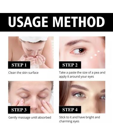  Hengxuan Eelhoe Instant Firming Eye Cream Anti-aging eye contour cream for under-eye bags anti-dark circles and under-eye puffiness firming serum reduces fine lines for women 60 ml (1) - Buy Online on GoSupps.com