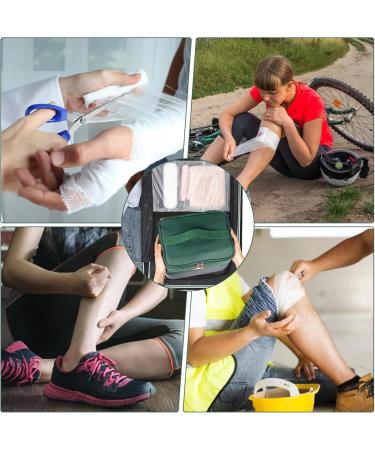 Portable Medicine Pocket with Shoulder Straps | Waterproof Medication Storage Bag for Travel Home & Outdoor - Green - Buy Online on GoSupps.com