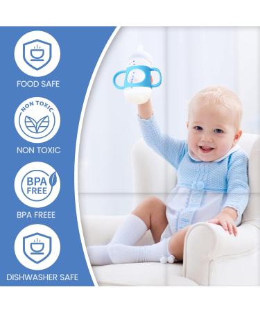 3 Pack Silicone Baby Bottle Handles for Dr Brown Narrow Bottles - Easy Grip Design - Buy Online on GoSupps.com