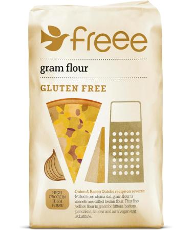 Freee Flour Selection Pack - 1 x Gram Flour 1kg & 1kg x Rice Flour 1kg - Total 2 Packets - Free From Gluten - Buy Online on GoSupps.com