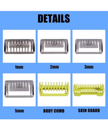 7 PCS Guide Comb Attachments Body Comb Face Comb Compatible with Philips One Blade/Pro QP65XX QP66XX QP25XX QP26XX Pro - Buy Online on GoSupps.com