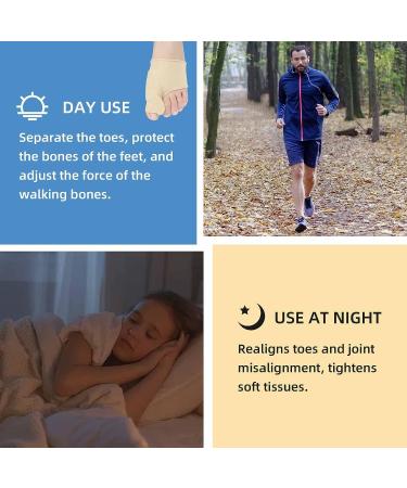 Bunion Corrector Support Brace for Women and Men - Orthopedic Sleeve Spacer Separator for Hammer Toe Pain Relief - Hallux Valgus Bunion Socks (Medium) - Buy Online on GoSupps.com