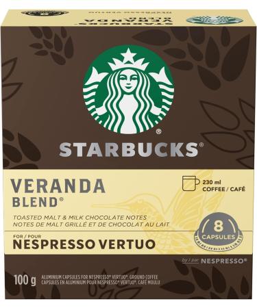 Starbucks By Nespresso Pike Place Roast Coffee Pods Medium Roast Nespresso Vertuo Line & by Nespresso Veranda Blend Blonde Roast Coffee Pods Nespresso Vertuo Line Coffee+Blonde Roast Coffee Pods - Buy Online on GoSupps.com