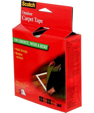 Scotch Outdoor Carpet Tape for Concrete  Patios & Decks  1.3 in x 13 yd  1 Roll 13 yards Outdoor - Buy Online on GoSupps.com