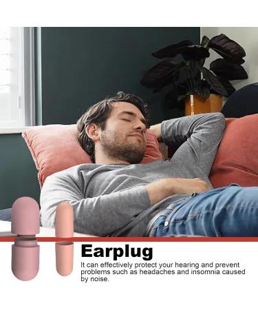 Shakven Sleep Ear Plugs - Super Soft Noise-Reducing Reusable Musicians Ear Plugs High-Fidelity Hearing Protection For Sleep Traveling Concerts Construction & Studying Pink - Buy Online on GoSupps.com
