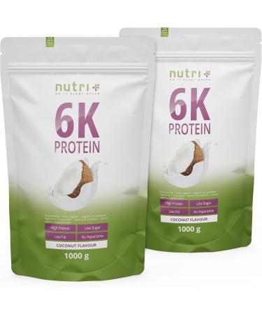 Nutri+ Coconut Protein Powder 1kg - 83% Protein Shake Lactose-Free All Amino Acids Muscle Building 1000g - Buy Online on GoSupps.com