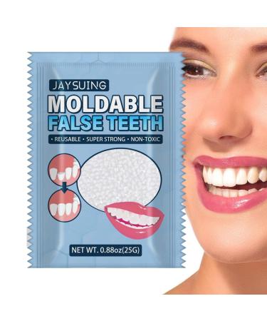 Tooth repair granules provisional tooth repair set Formable repair granulate for false teeth tooth filling repair repairs temporary fixation of the missing and broken tooth