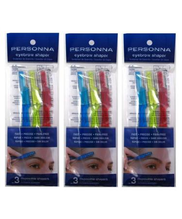 Personna Eyebrow Shaper For Men And Women - 3 Ea (Pack of 3)
