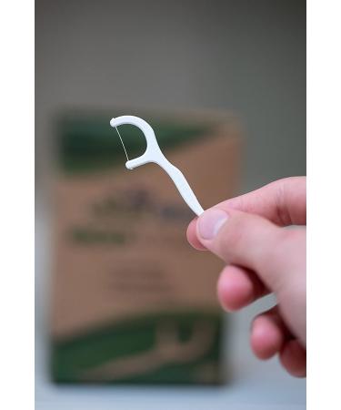 Clean Idea EcoFlosser - 300 Biodegradable Floss Picks for Sustainable Dental Care - Buy Online on GoSupps.com