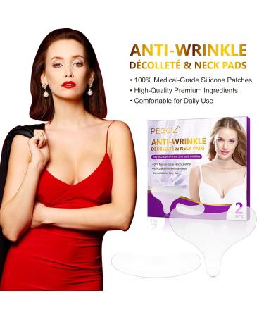 Anti-Wrinkle D collet Pad | Reusable Silicone Pads for Breast Wrinkles | Overnight Wrinkle Smoothing Treatment - Buy Online on GoSupps.com