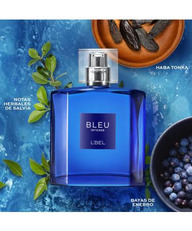 L'Bel - Bleu Intense Perfume for Men Long Lasting 100 ml/3.4 Oz Fresh 3.4 Fl Oz (Pack of 1) - Buy Online on GoSupps.com