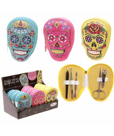 Day Of The Dead Skull Manicure Set