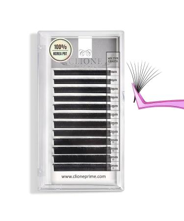 CLIONE PRIME 0.03 D Curl Eyelash Extensions 8-15mm Mixed Length - Mega Volume & Classic Lashes - Professional Pesta Pelo a Pelo - Buy Online on GoSupps.com