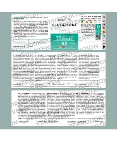 Buy Bandini L-Glutathione 250mg Capsules | Antioxidant & Immune Support | Vegan High Dose Laboratory Tested | 60 Capsules - Buy Online on GoSupps.com